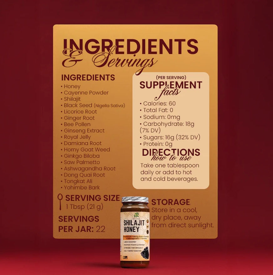 Natural Shilajit Honey